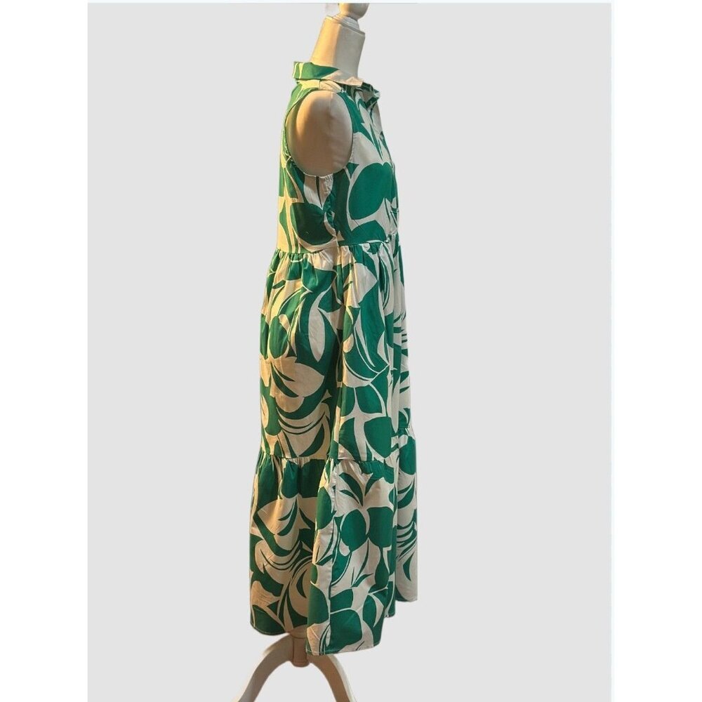 HTF EUC Tahari Arthur S. Levine 2016 Resort Work to weekend botanical Midi Dress - Picture 2 of 9
